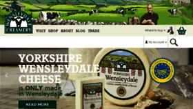 What Wensleydale.co.uk website looked like in 2017 (6 years ago)