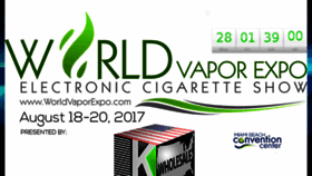 What Worldvaporexpo.com website looked like in 2017 (6 years ago)