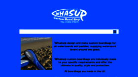 What Whasup.co.uk website looked like in 2017 (6 years ago)