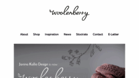 What Woolenberry.com website looked like in 2017 (6 years ago)