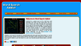 What Wordsearchaddict.com website looked like in 2017 (6 years ago)