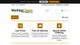 What Workingchairs.co.uk website looked like in 2017 (6 years ago)