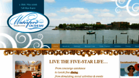 What Waterfrontseniorliving.com website looked like in 2017 (6 years ago)