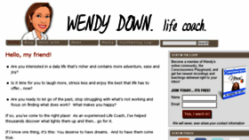 What Wendydown.com website looked like in 2017 (6 years ago)