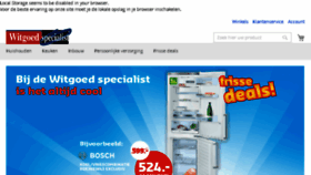 What Witgoedspecialist.nl website looked like in 2017 (6 years ago)