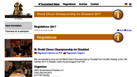 What Worldchess-disabled.com website looked like in 2017 (6 years ago)