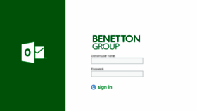 What Webmail.benettongroup.org website looked like in 2017 (6 years ago)