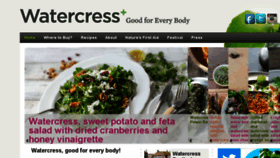 What Watercress.co.uk website looked like in 2017 (6 years ago)
