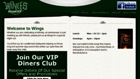 What Wings-restaurant.co.uk website looked like in 2017 (6 years ago)
