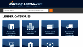 What Working-capital.com website looked like in 2017 (6 years ago)