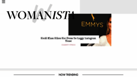 What Womanista.com website looked like in 2017 (6 years ago)