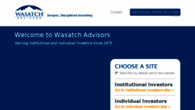 What Wasatchfunds.com website looked like in 2017 (6 years ago)