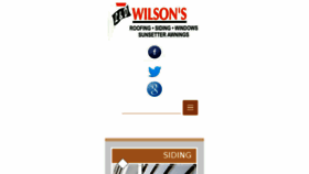What Wilsonsidinginc.com website looked like in 2017 (6 years ago)