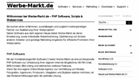 What Werbe-markt.de website looked like in 2017 (6 years ago)