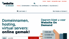 What Websiteondemand.nl website looked like in 2017 (6 years ago)
