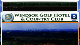What Windsorgolfresort.com website looked like in 2017 (6 years ago)