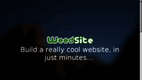 What Weedwebsite.com website looked like in 2017 (6 years ago)