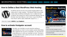 What Wordpresshostinggeek.com website looked like in 2017 (6 years ago)
