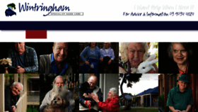 What Wintringham.org.au website looked like in 2017 (6 years ago)