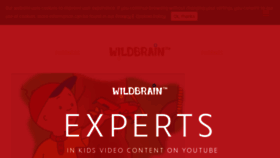 What Wildbrain.com website looked like in 2017 (6 years ago)