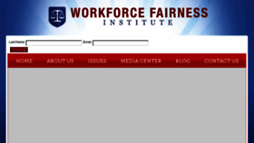 What Workforcefairness.com website looked like in 2017 (6 years ago)