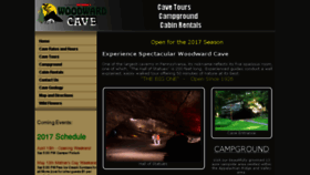 What Woodwardcave.com website looked like in 2017 (6 years ago)