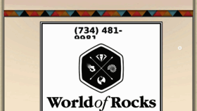 What Worldofrocks.com website looked like in 2017 (6 years ago)