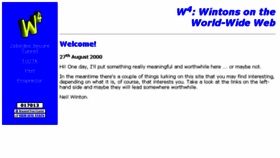 What Winton.org.uk website looked like in 2017 (6 years ago)