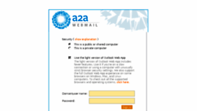 What Webmail.a2a.eu website looked like in 2017 (6 years ago)