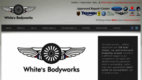 What Whitesbodyworks.com website looked like in 2017 (6 years ago)