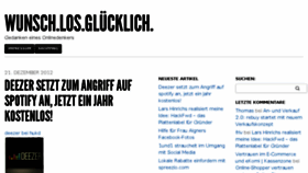 What Wunsch-los-gluecklich.de website looked like in 2017 (6 years ago)
