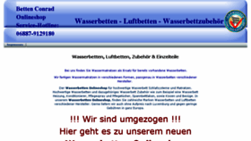 What Wasserbetten-wasserbett-onlineshop.de website looked like in 2017 (6 years ago)