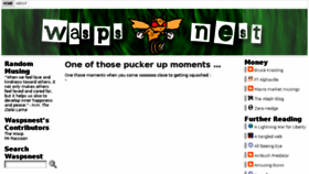 What Waspsnest.com website looked like in 2017 (6 years ago)