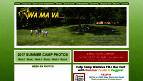 What Wamava.com website looked like in 2017 (6 years ago)