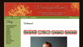 What Woollybottoms.com website looked like in 2017 (6 years ago)