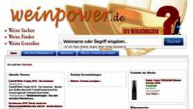 What Weinpower.de website looked like in 2017 (6 years ago)