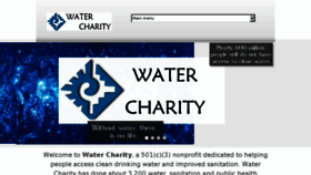 What Watercharity.org website looked like in 2017 (6 years ago)
