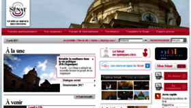What Www2.senat.fr website looked like in 2017 (6 years ago)
