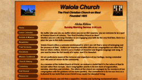 What Waiolachurch.org website looked like in 2017 (6 years ago)