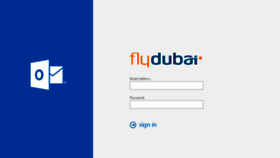 What Webmail.flydubai.com website looked like in 2017 (6 years ago)