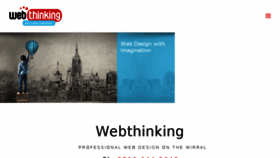 What Webthinking.co.uk website looked like in 2017 (6 years ago)