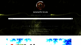 What Wwwlicious.com website looked like in 2017 (6 years ago)