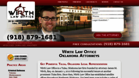 What Wirthlawoffice.com website looked like in 2017 (6 years ago)