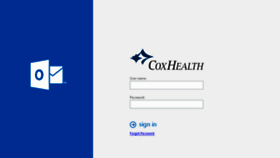 What Webmail.coxhealth.com website looked like in 2017 (6 years ago)