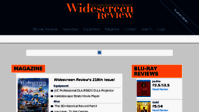 What Widescreenreview.com website looked like in 2017 (6 years ago)