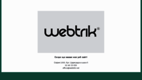 What Webtrik.net website looked like in 2017 (6 years ago)