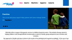 What Withkids.org.uk website looked like in 2017 (6 years ago)
