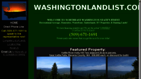 What Washingtonlandlist.com website looked like in 2017 (6 years ago)