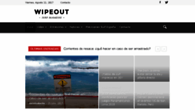 What Wipeoutsurfmag.com website looked like in 2017 (6 years ago)