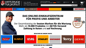 What Werkzeugefuerprofis24.de website looked like in 2017 (6 years ago)